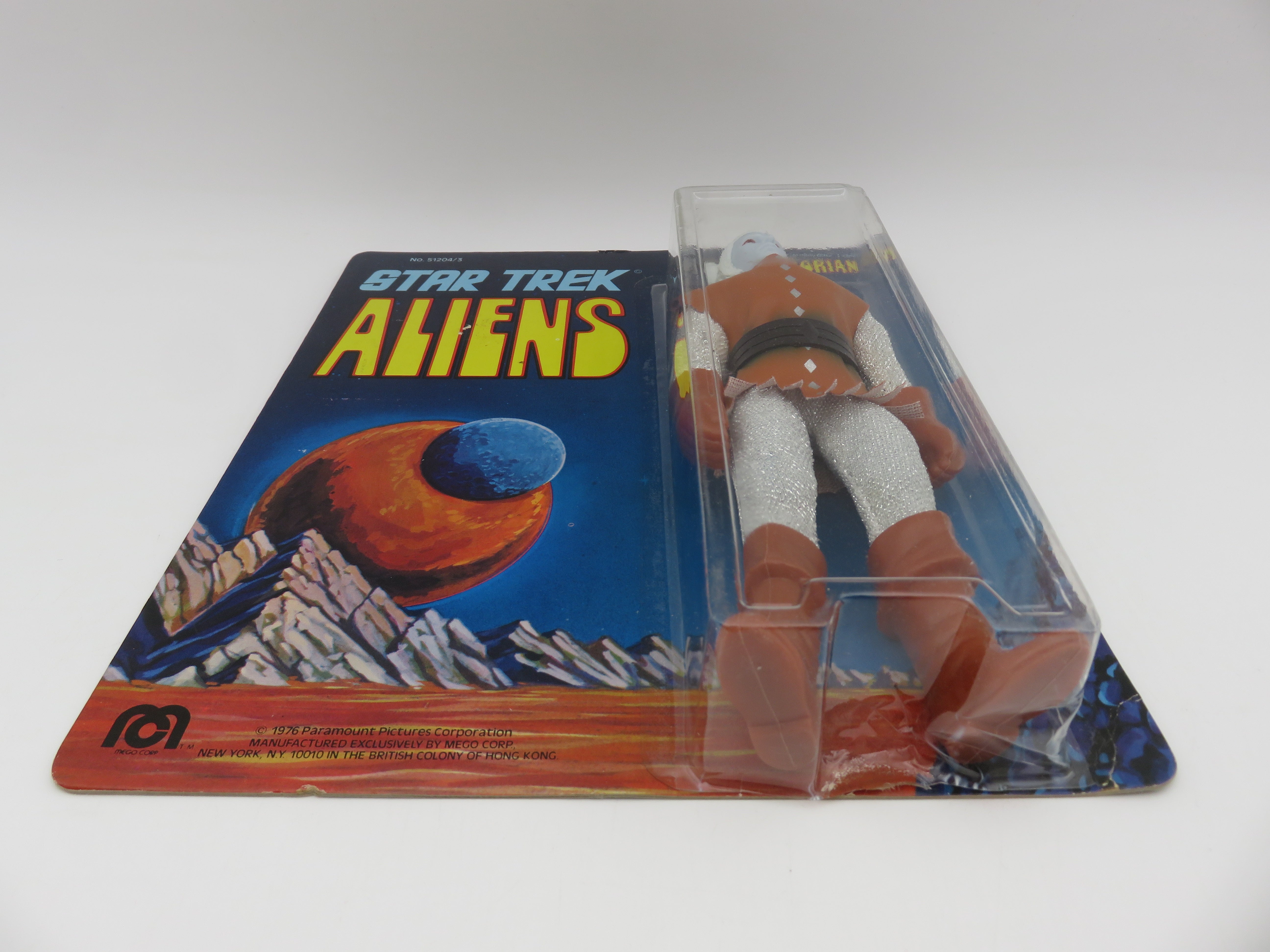 STAR TREK ALIENS Andorian 8" Action Figure - Mego Corp. (1976) Series 3 Vintage Toy